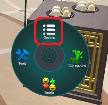 VRChatメニュー画面1